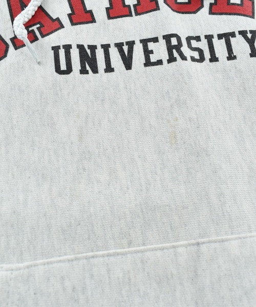 LABORATORY R(ラボラトリーアール)の「【USED】Y2K Champion “CATHOLIC UNIVERSITY” リバースウィーブ フーディ(パーカー・メンズ・グレー・LARGE)」の5枚目の写真