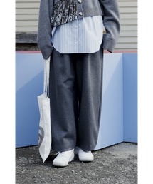 ダンボール カーブクロップドパンツ