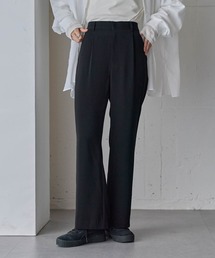 for c（フォーシー）の「[低身長 高身長向けサイズ有]落ち感セミフレアパンツ【サスティナブル】（その他パンツ）」