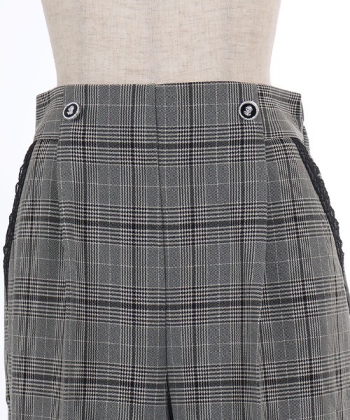 axes femme(アクシーズファム)の「チェック柄ワイドパンツ(その他パンツ・レディース・ダークブラウン/グレー・SMALL/MEDIUM)」の8枚目の写真