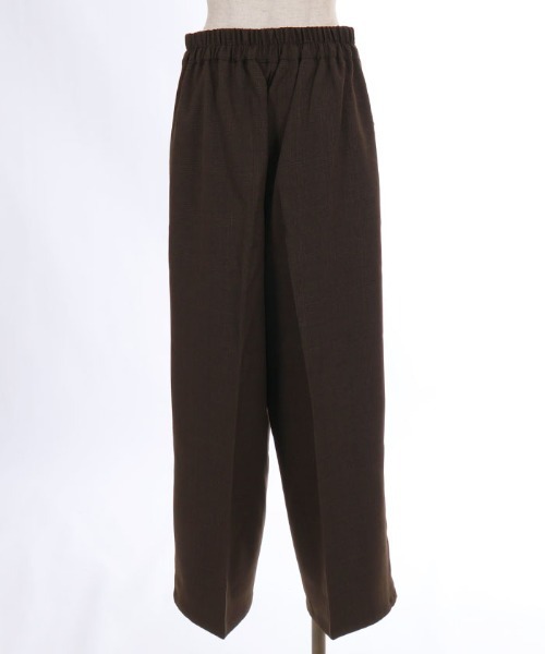 axes femme(アクシーズファム)の「チェック柄ワイドパンツ(その他パンツ・レディース・ダークブラウン/グレー・SMALL/MEDIUM)」の12枚目の写真