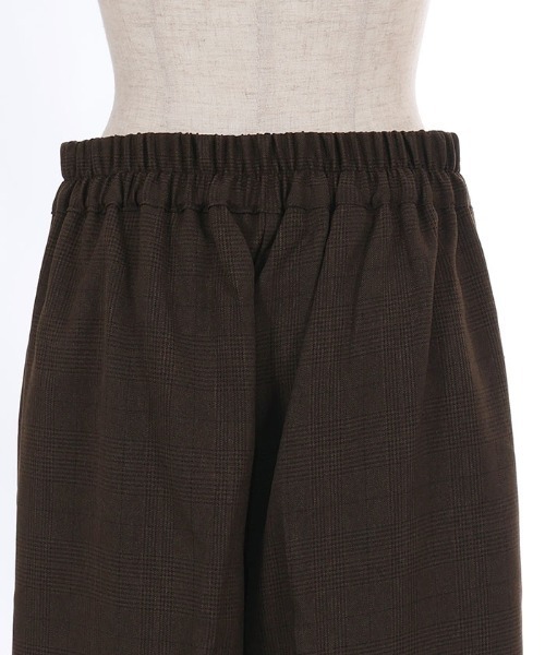 axes femme(アクシーズファム)の「チェック柄ワイドパンツ(その他パンツ・レディース・ダークブラウン/グレー・SMALL/MEDIUM)」の16枚目の写真