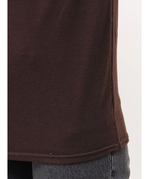 Ungrid（アングリッド）の「ハイネックロングスリーブTee（Tシャツ/カットソー・レディース・ピンク/ブラウン/オフホワイト/ブルー・FREE）」の11枚目の写真