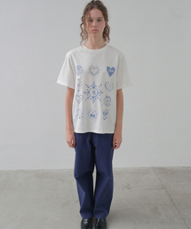 パターンTシャツ DOVE