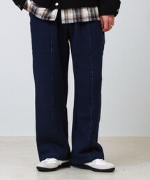 GLOSTER（グロスター）の「【BOY BACK FANCY】裏配色フリース スウェットパンツ（スウェットパンツ）」