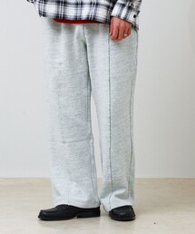 GLOSTER（グロスター）の「【BOY BACK FANCY】裏配色フリース スウェットパンツ（スウェットパンツ）」