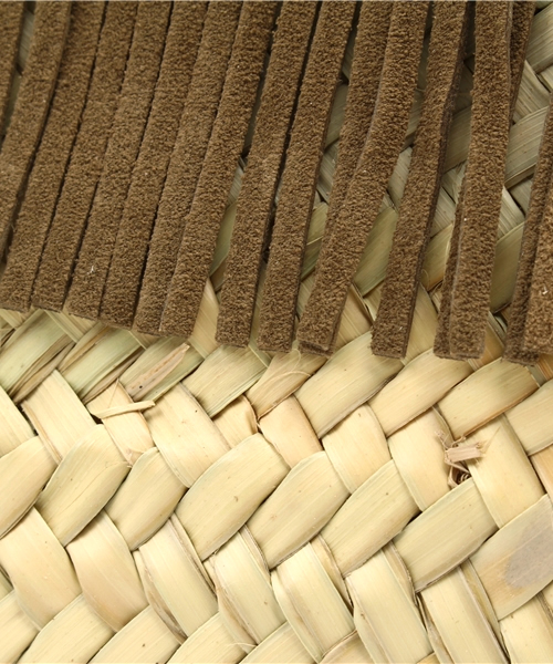 CIAOPANIC TYPY（チャオパニックティピー）の「【イタリアインポート】BERTINIフリンジカゴバッグ（かごバッグ・レディース・キャメル/オリーブ・FREE）」の8枚目の写真