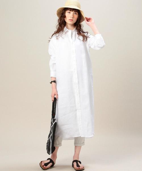 ユナイテッドアローズ　シャツワンピース 楽天市場】シャツワンピース（ブランドユナイテッドアローズ グリーン