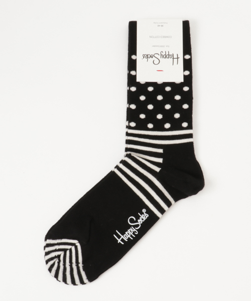 Happy Socks（ハッピーソックス）の「Happy Socks/ハッピーソックス STRIPE DOT/ストライプドット 605023（ソックス/靴下・メンズ・ネイビー/ピンク/ブラック/ブルー系その他・41/36）」の3枚目の写真