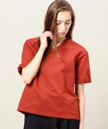 BEAUTY&YOUTH UNITED ARROWS | BY BD ロールアップVネックTシャツ(Tシャツ/カットソー)