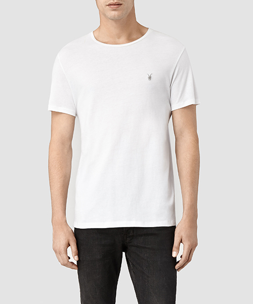 ALLSAINTS(オールセインツ)の「BRACE TONIC CREW(Tシャツ/カットソー・メンズ・ライトホワイト/ダークブラック・X-SMALL/SMALL/MEDIUM/LARGE)」の2枚目の写真