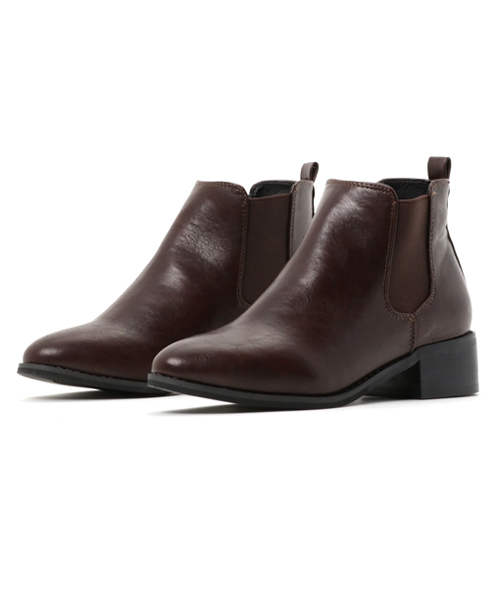 SESTO(セスト)の「ウッドヒールのショート丈のサイドゴアブーツ(ブーツ・レディース・ブラック/ブラック系その他2/ネイビー/ブラウン系その他/ホワイト/ダークブラウン/ブラック系その他・LL/3L/L/M/S)」の22枚目の写真