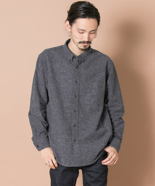 URBAN RESEARCH（アーバンリサーチ）の「UR ジャズネップB.Dシャツ（シャツ/ブラウス・メンズ・チャコールグレー/グレー/ネイビー・LARGE/MEDIUM）」の3枚目の写真