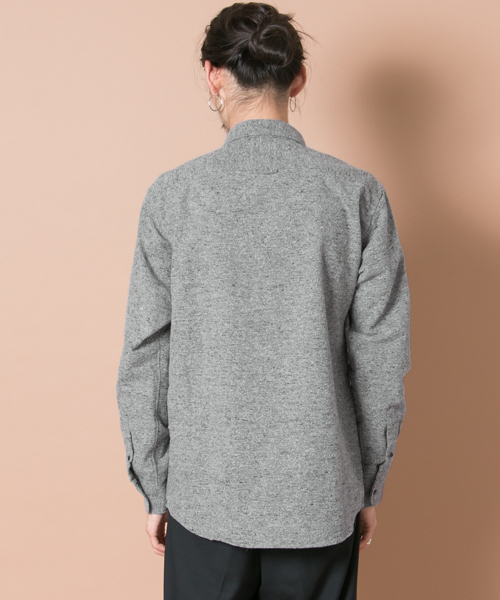 URBAN RESEARCH（アーバンリサーチ）の「UR ジャズネップB.Dシャツ（シャツ/ブラウス・メンズ・チャコールグレー/グレー/ネイビー・LARGE/MEDIUM）」の6枚目の写真