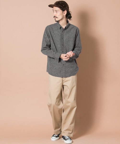 URBAN RESEARCH（アーバンリサーチ）の「UR ジャズネップB.Dシャツ（シャツ/ブラウス・メンズ・チャコールグレー/グレー/ネイビー・LARGE/MEDIUM）」の7枚目の写真