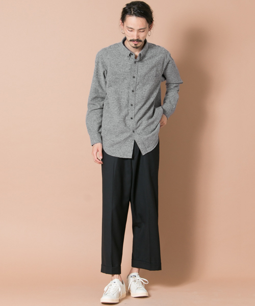 URBAN RESEARCH（アーバンリサーチ）の「UR ジャズネップB.Dシャツ（シャツ/ブラウス・メンズ・チャコールグレー/グレー/ネイビー・LARGE/MEDIUM）」の8枚目の写真