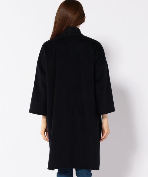 SHIPS Days(シップスデイズ)の「STAMP AND DIARY:ワイド コート(その他アウター・レディース・ネイビー/キャメル・ONE SIZE)」の11枚目の写真