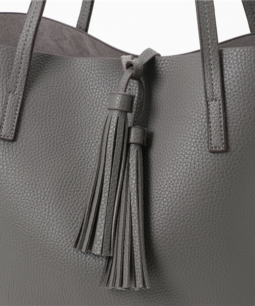 PLAIN CLOTHING(プレーンクロージング)の「セカンドバッグ付きトートバッグ【PLAIN CLOTHING】(トートバッグ・レディース・カーキ/ブラック/ボルドー/キャメル/グレー/ネイビー・FREE)」の10枚目の写真