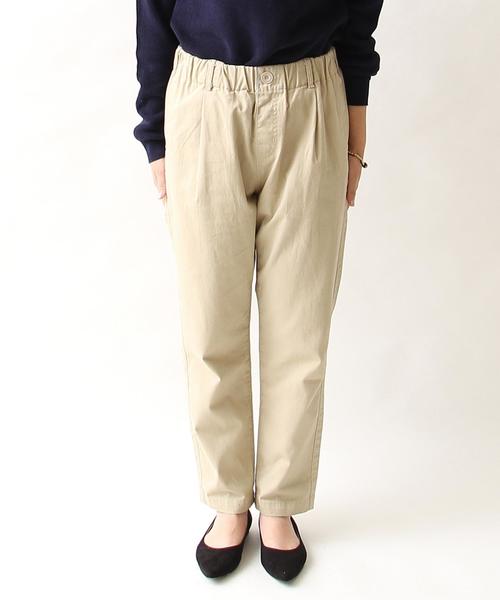 coen（コーエン）の「【スマイルプライス】チノテーパードパンツ（チノパンツ・レディース・オリーブ/ネイビー/ベージュ/コバルトブルー・LARGE/MEDIUM）」の20枚目の写真