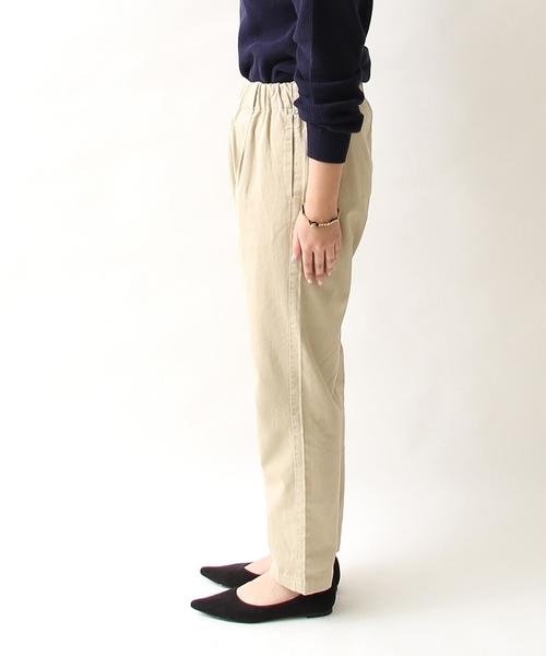 coen（コーエン）の「【スマイルプライス】チノテーパードパンツ（チノパンツ・レディース・オリーブ/ネイビー/ベージュ/コバルトブルー・LARGE/MEDIUM）」の21枚目の写真