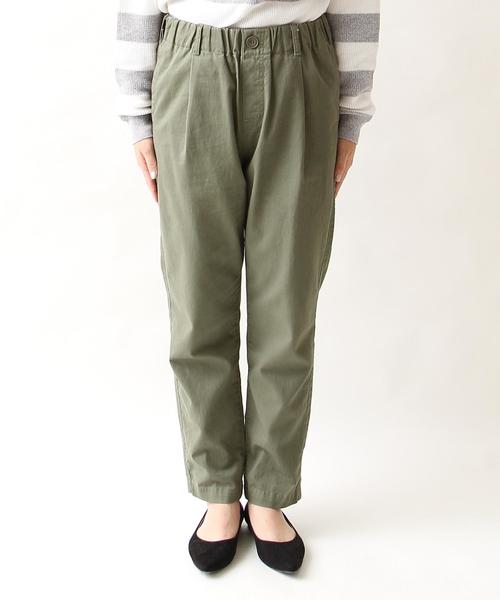 coen（コーエン）の「【スマイルプライス】チノテーパードパンツ（チノパンツ・レディース・オリーブ/ネイビー/ベージュ/コバルトブルー・LARGE/MEDIUM）」の15枚目の写真