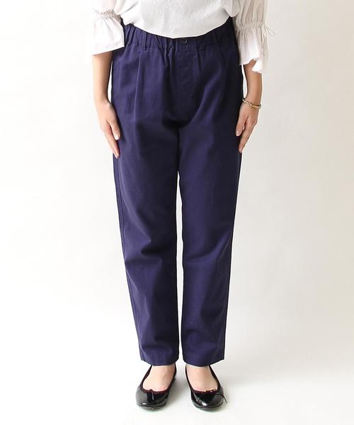 coen（コーエン）の「【スマイルプライス】チノテーパードパンツ（チノパンツ・レディース・オリーブ/ネイビー/ベージュ/コバルトブルー・LARGE/MEDIUM）」の9枚目の写真