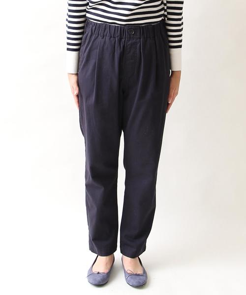 coen（コーエン）の「【スマイルプライス】チノテーパードパンツ（チノパンツ・レディース・オリーブ/ネイビー/ベージュ/コバルトブルー・LARGE/MEDIUM）」の13枚目の写真