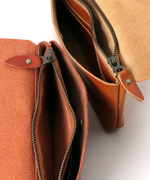 SNOOPY×OLD BETTY'S（スヌーピーカケルオールドベティーズ）の「SNOOPY Leather Flap Wallet/スヌーピーレザーフラップウォレット（財布・レディース・キャメル/ブラウン・FREE）」の7枚目の写真