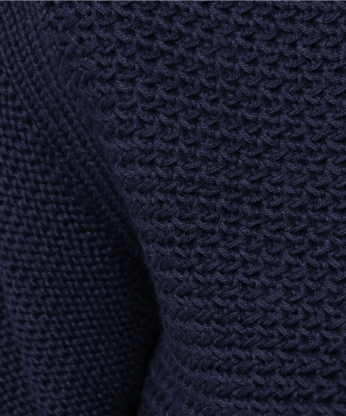 Omekashi(オメカシ)の「柄編み切替プルオーバー(ニット/セーター・レディース・アイボリー/ネイビー/ベージュ・フリ-)」の10枚目の写真