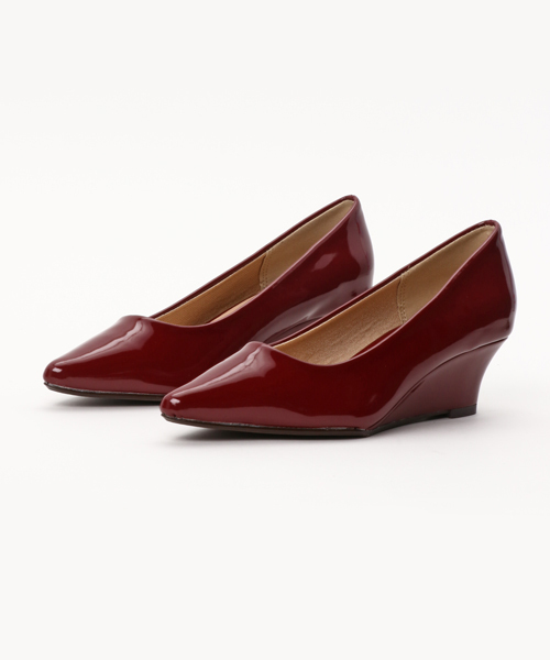 menue(メヌエ)の「極上のふわっふわ美パンプス(ウェッジソール5cm)(パンプス・レディース・ブラック系その他/グレー/キャメル/ベージュ系その他/グレイッシュベージュ/アイボリー/ブラック系その他2/スモークピンク/ホワイト/ブラック/ピンクゴールド/パイソン/ブルー系その他/レッド/ベージュ・22.0cm/21.0cm/25.5cm/22.5cm/26.0cm/26.5cm/25.0cm/23.5cm/27.0cm/23.0cm/24.0cm/24.5cm/21.5cm)」の13枚目の写真