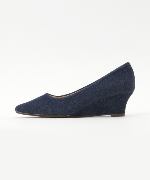 menue(メヌエ)の「極上のふわっふわ美パンプス(ウェッジソール5cm)(パンプス・レディース・ブラック系その他/グレー/キャメル/ベージュ系その他/グレイッシュベージュ/アイボリー/ブラック系その他2/スモークピンク/ホワイト/ブラック/ピンクゴールド/パイソン/ブルー系その他/レッド/ベージュ・22.0cm/21.0cm/25.5cm/22.5cm/26.0cm/26.5cm/25.0cm/23.5cm/27.0cm/23.0cm/24.0cm/24.5cm/21.5cm)」の16枚目の写真