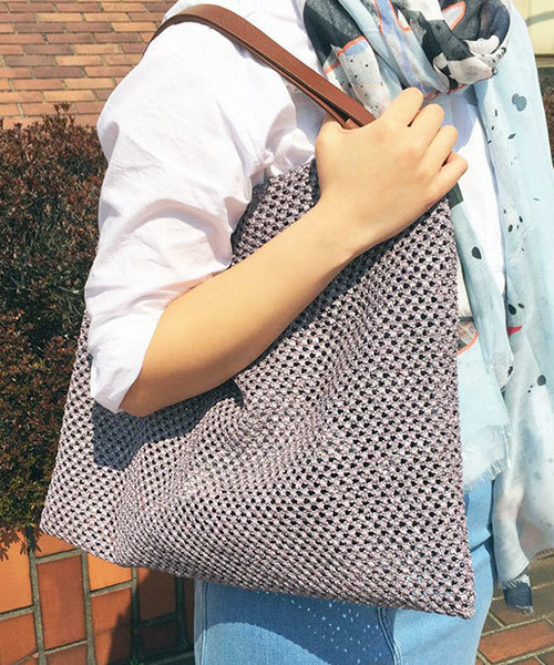 POPCORN（ポップコーン）の「【POPCORN ポップコーン　PAPILLONNER別注】（ショルダーバッグ・レディース・ラベンダー/ライトブルー・FREE）」の2枚目の写真