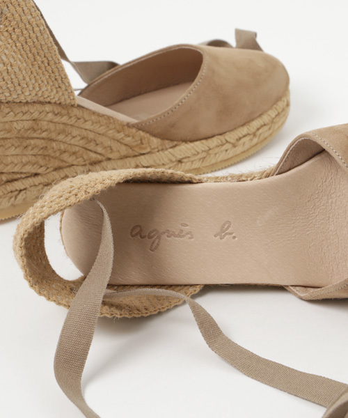 agnes b.（アニエスベー）の「CU20 ESPADRILLE（サンダル・レディース・ブラウン・36/38/39/37）」の9枚目の写真