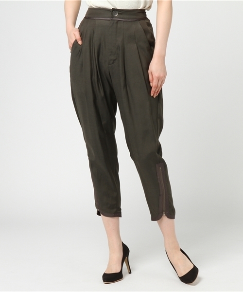 PEGGY LANA(ペギーラナ)の「Side Curl Zip PT(その他パンツ・レディース・カーキ/ネイビー・1/0/2)」の6枚目の写真