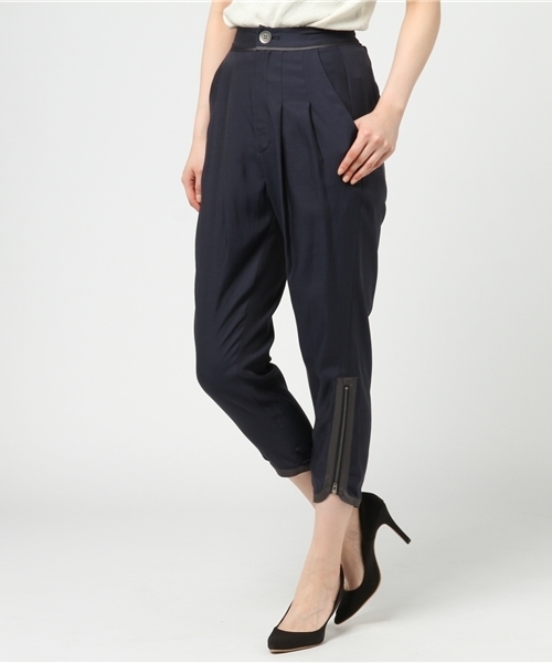 PEGGY LANA(ペギーラナ)の「Side Curl Zip PT(その他パンツ・レディース・カーキ/ネイビー・1/0/2)」の7枚目の写真