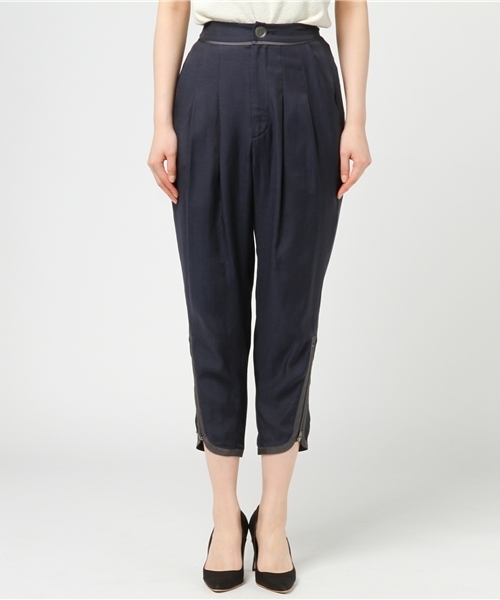 PEGGY LANA(ペギーラナ)の「Side Curl Zip PT(その他パンツ・レディース・カーキ/ネイビー・1/0/2)」の8枚目の写真