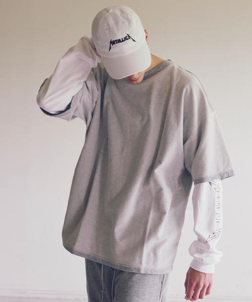 MONKEY TIME（モンキータイム）の「＜monkey time＞ BACKINLAY REV/SM WIDE T/Tシャツ ◆（Tシャツ/カットソー・メンズ・ブラック/グレー/オレンジ・SMALL/MEDIUM/X-LARGE/LARGE）」の8枚目の写真