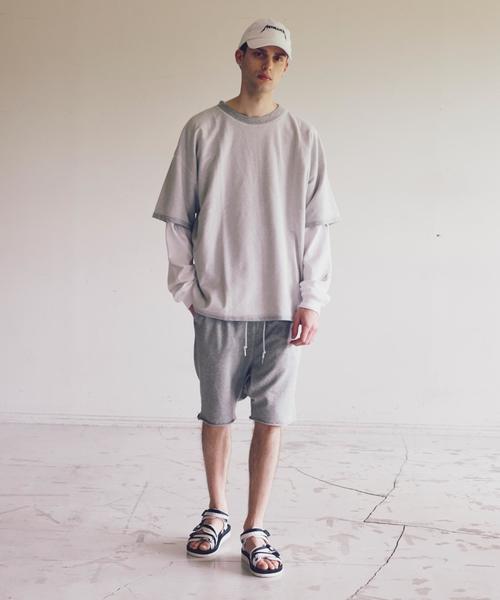 MONKEY TIME（モンキータイム）の「＜monkey time＞ BACKINLAY REV/SM WIDE T/Tシャツ ◆（Tシャツ/カットソー・メンズ・ブラック/グレー/オレンジ・SMALL/MEDIUM/X-LARGE/LARGE）」の9枚目の写真