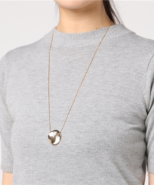 NATURAL BEAUTY BASIC（ナチュラルビューティーベーシック）の「サークルトップネックレス（ネックレス・レディース・ゴールド/シルバー・ﾌﾘ-）」の5枚目の写真