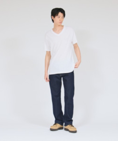 HANES(ヘインズ)の「【Hanes/ヘインズ】メンズ 【3枚組】アカラベルVネックTシャツ 赤パック(Tシャツ/カットソー・メンズ・ホワイト・SMALL/MEDIUM/LARGE/X-LARGE)」の11枚目の写真