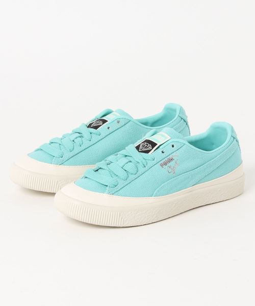 PUMA(プーマ)の「CLYDE DIAMOND(スニーカー・メンズ・ブルー/グレー・25.0cm/26.0cm/23.0cm/30.0cm/27.5cm/26.5cm/22.5cm/28.5cm/24.0cm/29.0cm/28.0cm/27.0cm/24.5cm/25.5cm/23.5cm)」の1枚目の写真