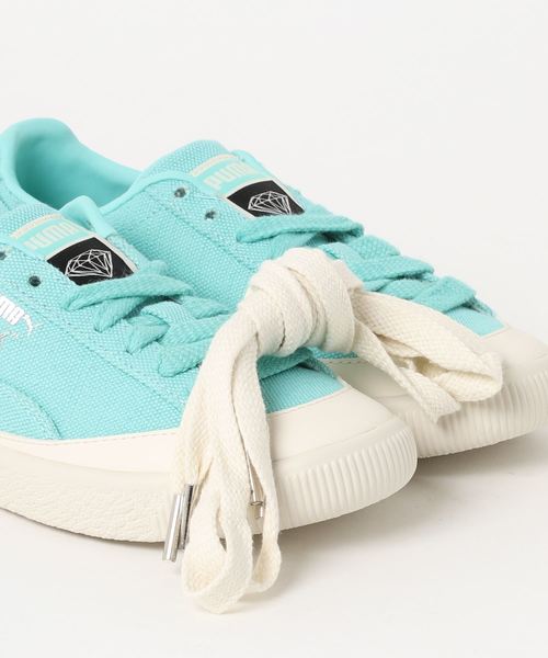 PUMA(プーマ)の「CLYDE DIAMOND(スニーカー・メンズ・ブルー/グレー・25.0cm/26.0cm/23.0cm/30.0cm/27.5cm/26.5cm/22.5cm/28.5cm/24.0cm/29.0cm/28.0cm/27.0cm/24.5cm/25.5cm/23.5cm)」の4枚目の写真