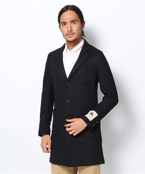 Lui's（ルイス）の「superthanksｳｰﾙｺｰﾄ（その他アウター・メンズ・ブラウン/ネイビー・SMALL/MEDIUM）」の2枚目の写真