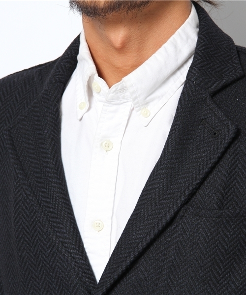 Lui's（ルイス）の「superthanksｳｰﾙｺｰﾄ（その他アウター・メンズ・ブラウン/ネイビー・SMALL/MEDIUM）」の9枚目の写真