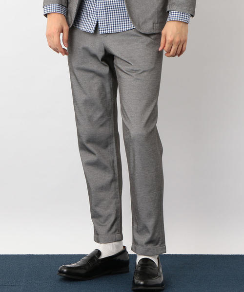 green label relaxing（グリーンレーベルリラクシング）の「NM ジャージードビー ユーティリティー パンツ テーパード 9L ＜吸水速乾機能＞ ◆（その他パンツ・メンズ・グレー/ブラック/ネイビー・XL/XXL/L/XS/M/S）」の2枚目の写真