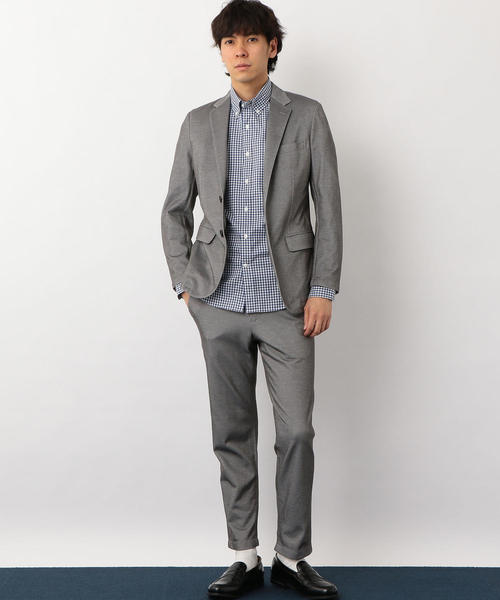 green label relaxing（グリーンレーベルリラクシング）の「NM ジャージードビー ユーティリティー パンツ テーパード 9L ＜吸水速乾機能＞ ◆（その他パンツ・メンズ・グレー/ブラック/ネイビー・XL/XXL/L/XS/M/S）」の7枚目の写真