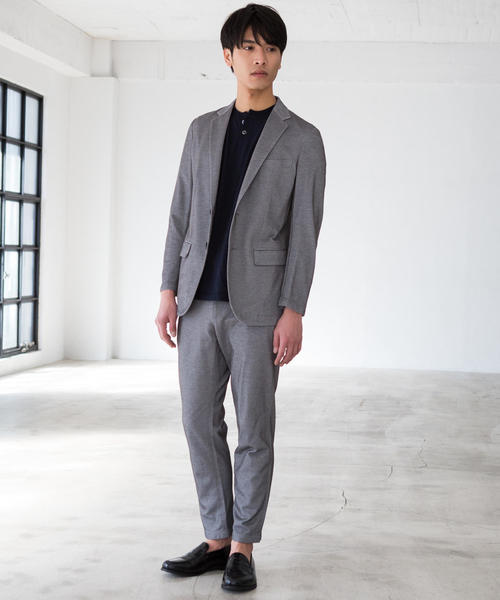 green label relaxing（グリーンレーベルリラクシング）の「NM ジャージードビー ユーティリティー パンツ テーパード 9L ＜吸水速乾機能＞ ◆（その他パンツ・メンズ・グレー/ブラック/ネイビー・XL/XXL/L/XS/M/S）」の20枚目の写真