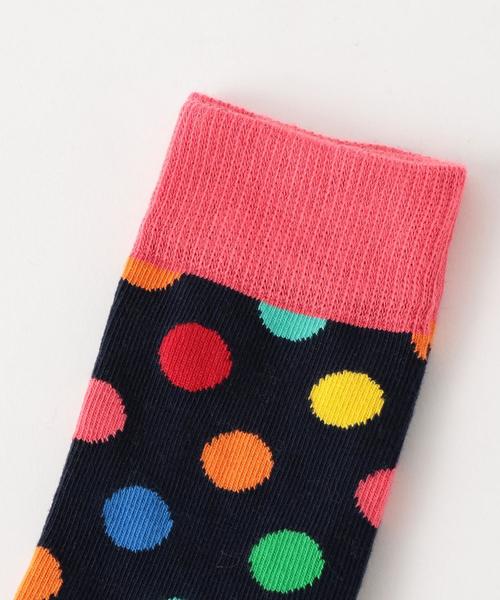 Happy Socks（ハッピーソックス）の「HAPPY SOCKS(ハッピーソックス) 2P 18SS（ソックス/靴下・キッズ・オレンジ/ロイヤルブルー/ネイビー/ホワイト・7-9Y:19.5-21.5cm/4-6Y:17-19cm/2-3Y(14.5-16.5cm)）」の6枚目の写真