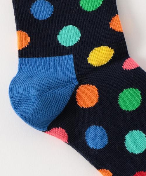 Happy Socks（ハッピーソックス）の「HAPPY SOCKS(ハッピーソックス) 2P 18SS（ソックス/靴下・キッズ・オレンジ/ロイヤルブルー/ネイビー/ホワイト・7-9Y:19.5-21.5cm/4-6Y:17-19cm/2-3Y(14.5-16.5cm)）」の7枚目の写真