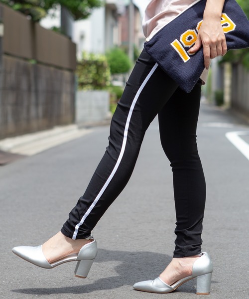 SpRay(スプレイ)の「サイドラインSKINNY(その他パンツ・レディース・ホワイト/ブラック/ホワイト×ブラック/レッド/イエロー・FREE)」の20枚目の写真